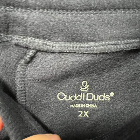 Cuddl Duds Fleecewear Stretch Leggings Pack of 2 Navy/Navy Plaid Size 2X - Picture 4 of 8